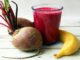 Suco de beterraba e banana