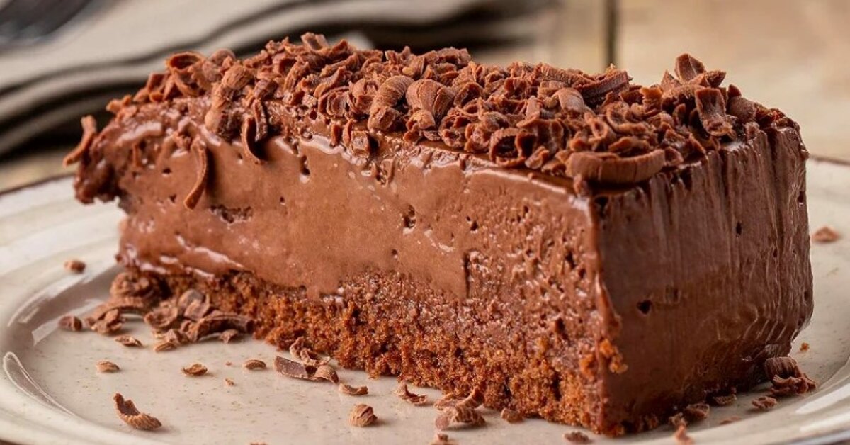 bolo mousse de Nutella